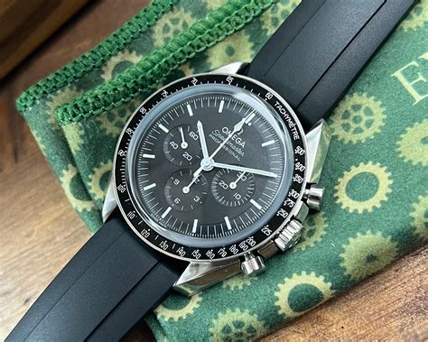 hirsch strap for omega speedmaster|Straps choices for the Omega Speedmaster .